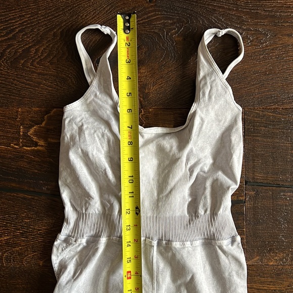 Free People Movement Good Karma Onesie - Ice Grey - M/L - Picture 7 of 9